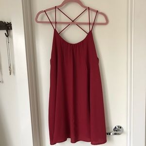 Medium red dress